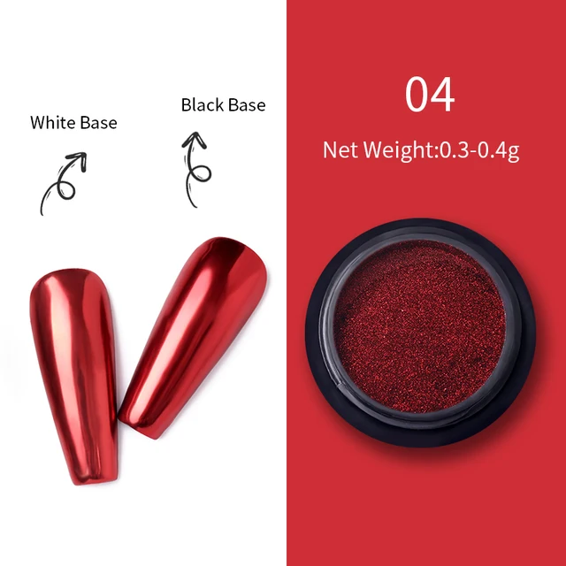 Metallic Color Chrome Nails Powder
