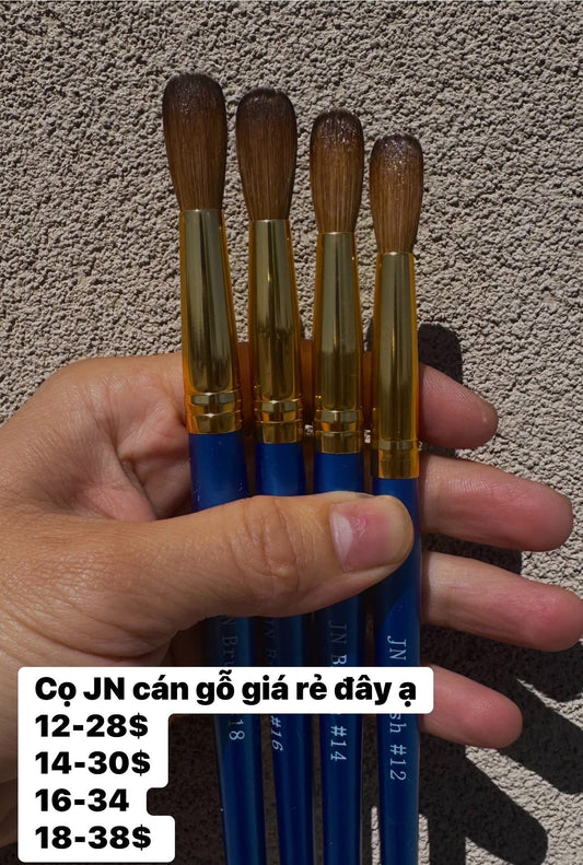 JN Wooden Kolinsky Acrylic Brush